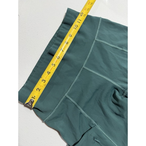 Athleta 7/8 Tight Womens XS Teal Pocket Leggings Logo - Picture 4 of 11